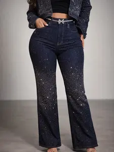 Natti Rhinestone Jean (BOTTOM JEAN ONLY)