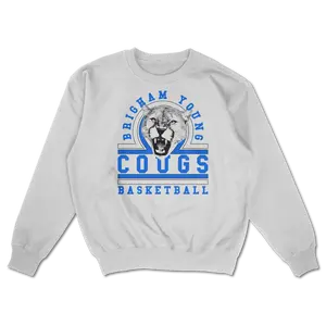 Cougs Basketball Vintage Inspired Crewneck