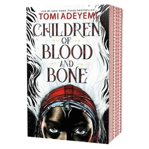 Children of Blood and Bone by Tomi Adeyemi (Deluxe Paperback Edition with Stenciled Edges)