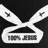 100% Jesus Headband White