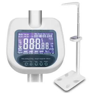 Physician Medical Scale - 440lbs Professional Digital Physician Scale for Accurate Weight, Height, Obesity, and BMI Measurements