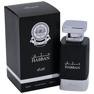 Rasasi Al Wisam Habban Eau de Parfum Spray for Unisex 3.38 oz (100 ml) by Rasasi