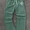 Vintage Acid Wash Baggy Sweatpants with Star Graphic Detail, Y2K Streetwear Oversized Joggers for Men & Women, Retro Mineral Wash Wide-Leg Trousers for Grunge Opium Aesthetic Outfits, Casual Athletic Bottoms