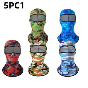 Summer Ice Silk Cycling Balaclava UV Protection Windproof Helmet Liner for Motorcycle & Bicycle