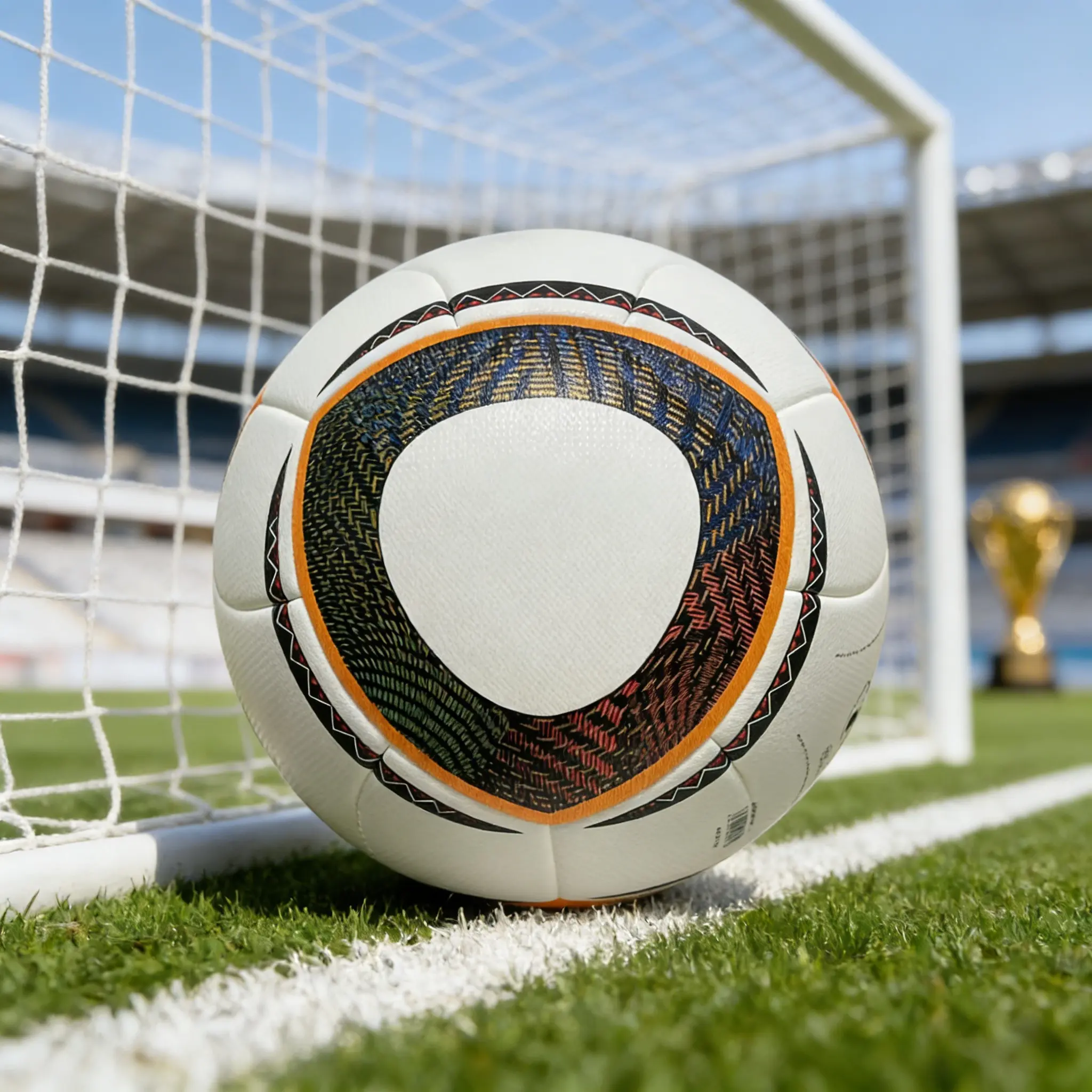 Size 5 Soccer Ball, Seamless PU Material, High Elasticity and Durability, Heat Bonded Construction, Rubber Core, Ideal for Adult Training and Matches