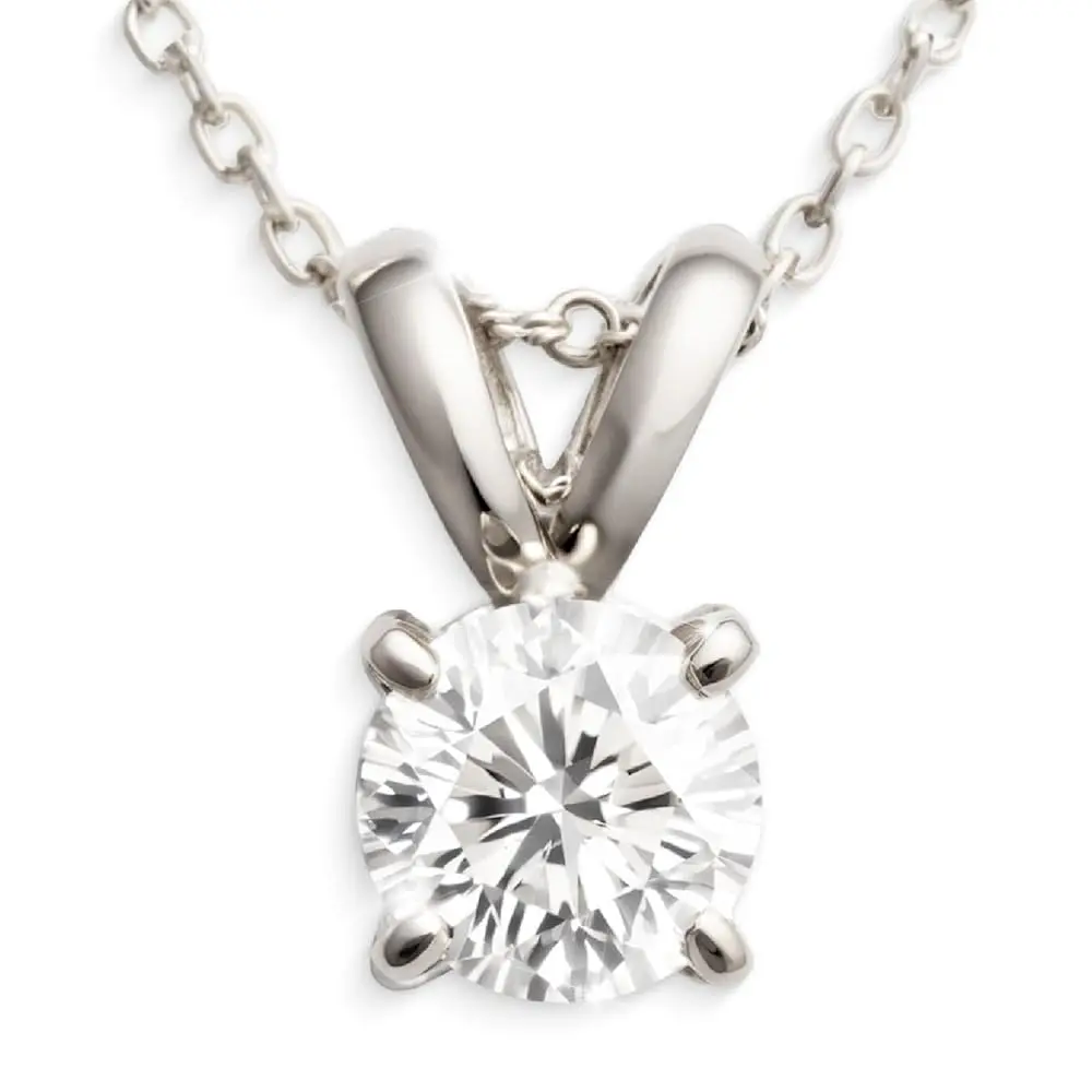Sarv Lab Grown Diamond Necklace for Women by Handmade in NY | 1/4–1 Ct 14K Gold Pendant with Recycled Gold Chain, IGI Certified, Hypoallergenic, D-F VS-VVS Quality