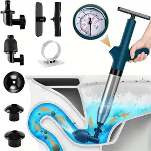 Toilet Dredge Can Clear All The Blockages In Sewers And Toilets. Universal Kitchen Floor Drain Pipe Air Pressure Special Tool