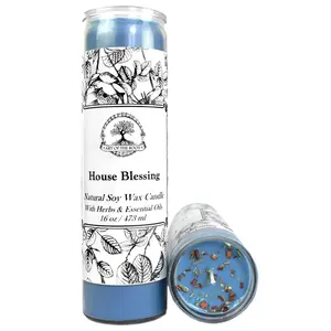 House Blessing 7 Day Candle for Good Fortune & Protection