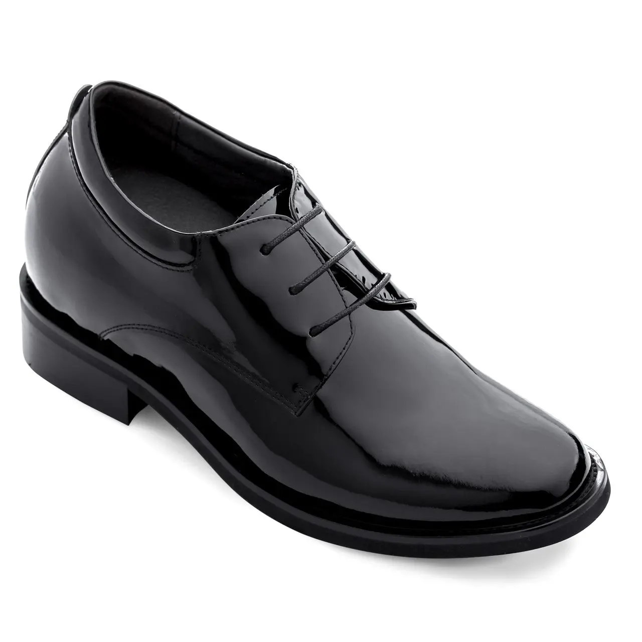 CALDEN Lightweight Patent Leather Elevator Shoes - 4 Inches - K595101