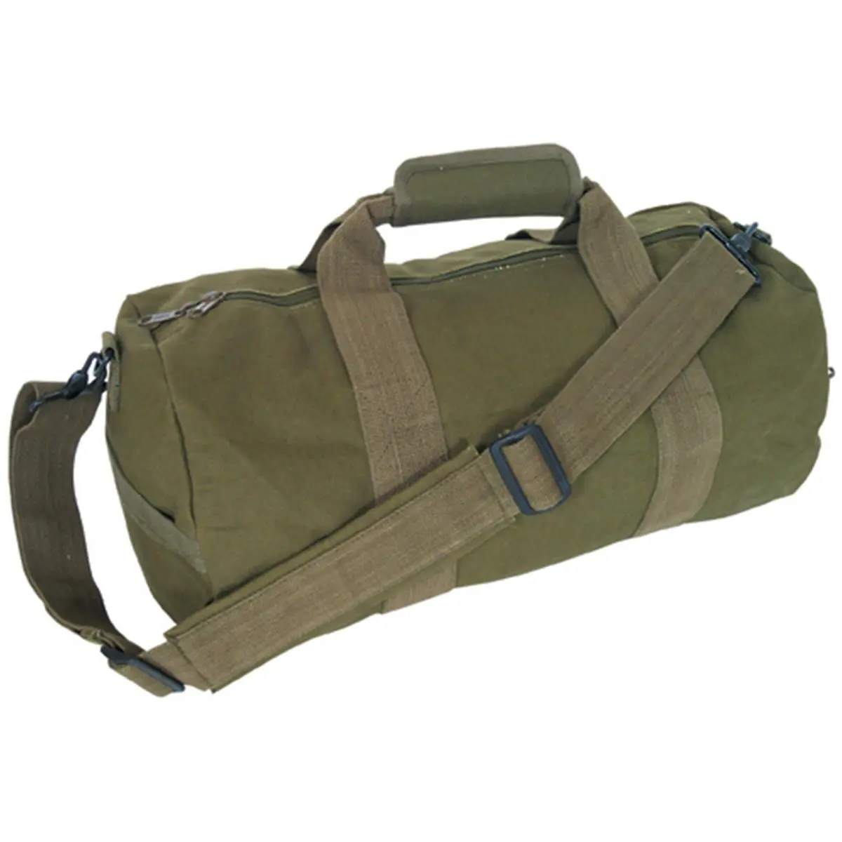 212 MAIN Fox Outdoor 14"x30" Solid Color Tactical Roll Bag - Travel Duffle Bag with Detachable Strap, End Pocket, Portable Travel Functionality, Portable Travel Bag