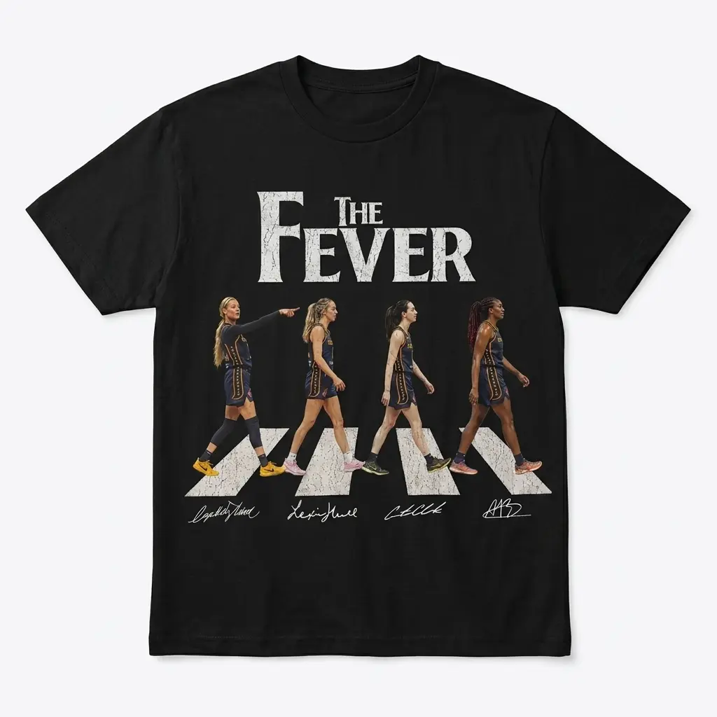 Men's & Women's Vintage Sophie Cunningham The Fever Abbey Road Graphic Hoodie-Sweatshirt-T-Shirt, Breathable Casual, All Sizes & Colors, Spooky Season Wear