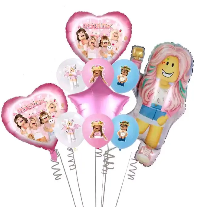 10PC GIRLS ROBLOX BALLOONS