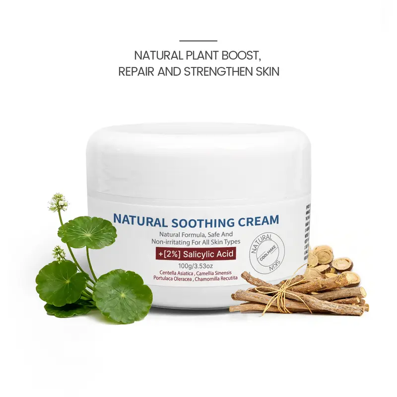 COOLMAKE Natural Soothing Body Care Moisturizer - Fast-Acting Relief, Antibacterial Repair, Hydrating Gentle Formula - 0-Irritant, Fragrance-Free for Sensitive Skin & All Types