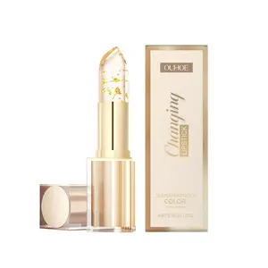 Lipstick for women to prevent fading and color change, pH value changing lipstick, transparent changing lipstick, long-lasting 24-hour moisturizing and shining lip gloss, specially for women
