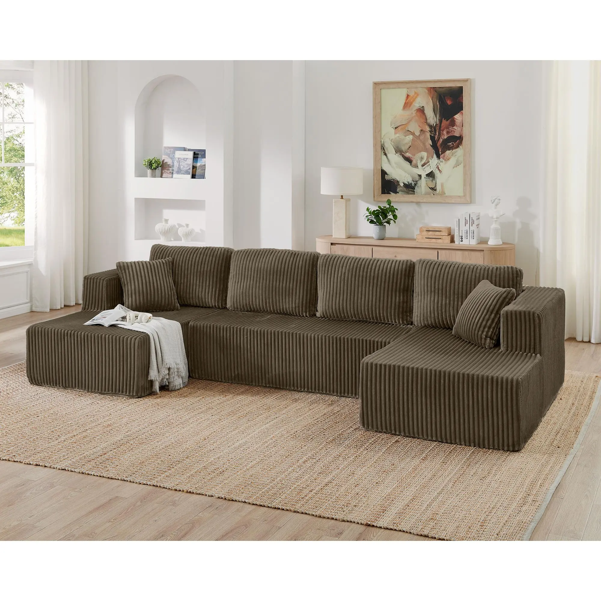 Brown + Foam + 5 Seat