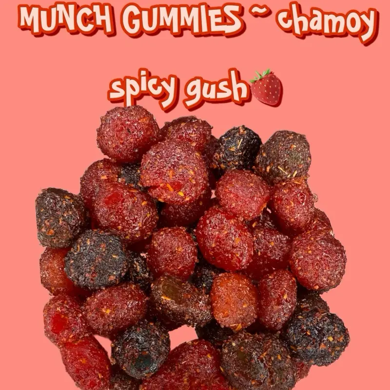 Munch Gummies ~ Spicy fruit guish