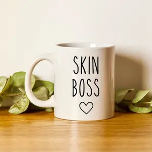 Skin Boss Mug, Esthetician Mug, Funny Esthetician Gifts, Esthetician Appreciation Gift, Gift For Her Women, Cosmetology Beautician, Skincare