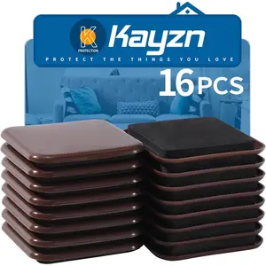 Furniture, 16pcs 3.5 inch Square Furniture Moving Kits Carpet for Moving Furniture, Furniture Movers - Protect The Surface of Carpet, Move Any Items