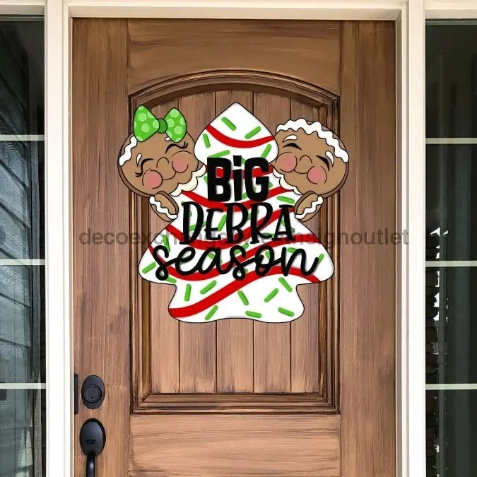 Pre-Order: Gingerbread Sign, Christmas Sign, wood sign, CR-W-101-DH, 22" Door Hanger