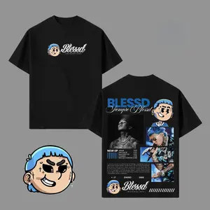 Blessd “Mosaico en Negro” T-Shirt, Latin Trap Streetwear Tee, Blessd Fans Outfit, Dark Aesthetic Vintage Unisex Shirt, Unisex Cotton T-Shirt, Graphic Tee
