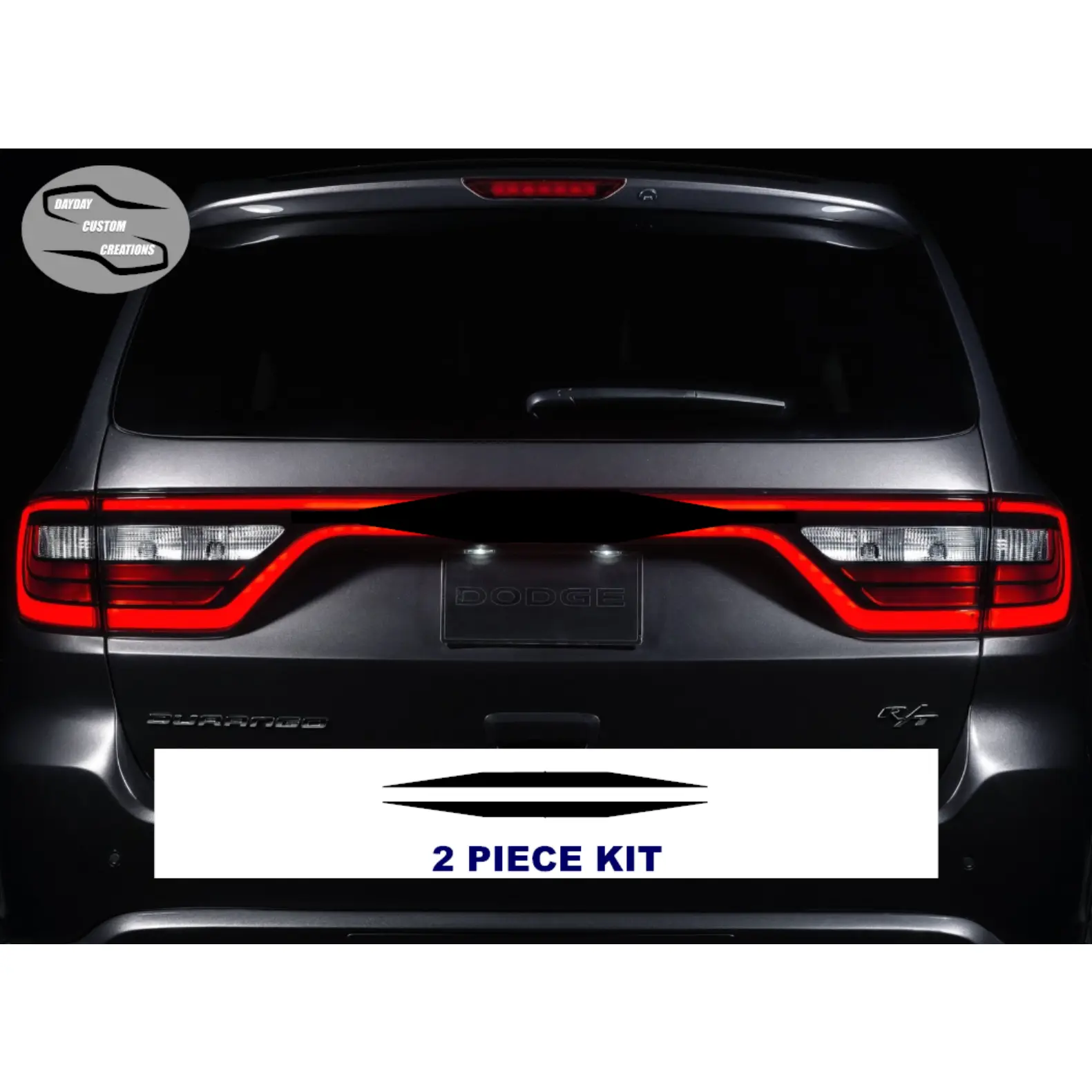 14-25 Dodge Durango Taillight Decal Design 1