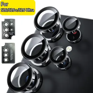 For Samsung S26 Plus S26 Ultra 5G Camera Lens Protector Metal Ring Protector Mobile Phone Lens Accessories Smartphone Camera Accessories