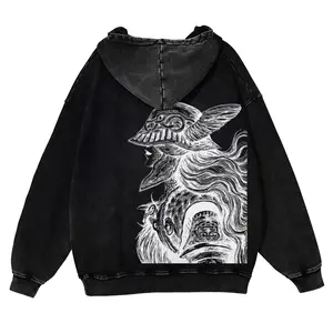 Elden Ring Warhammer 40k  Unisex FallFreshness outfits men streetwear 80s 90s graphic tees cotton Anime Game funny 380G Washed Hoodies men gifts