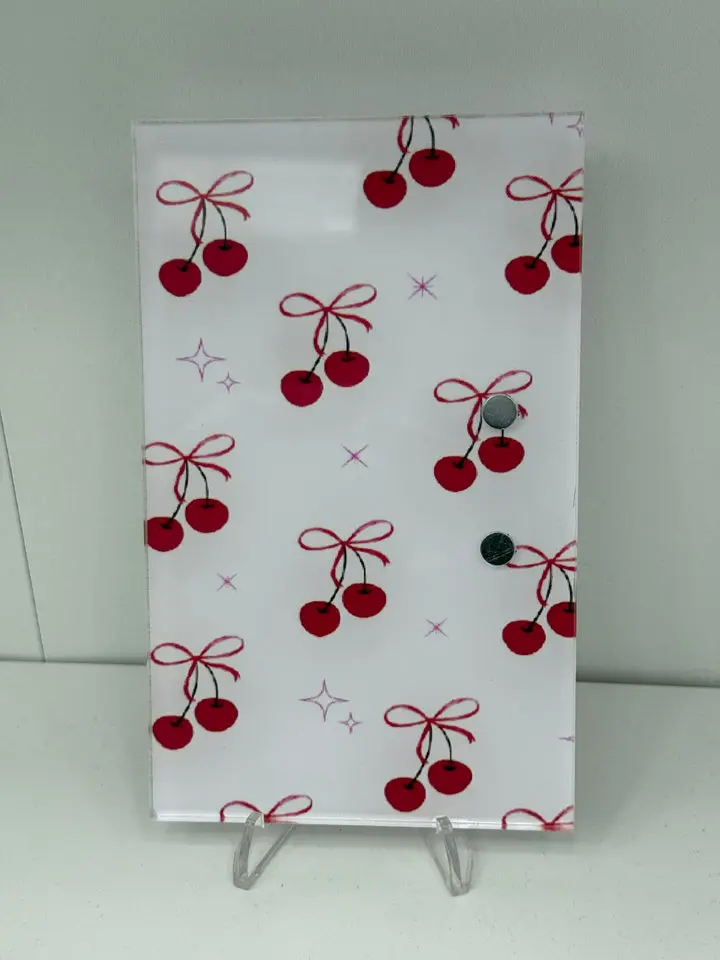 White Background Cherry Lash Tile