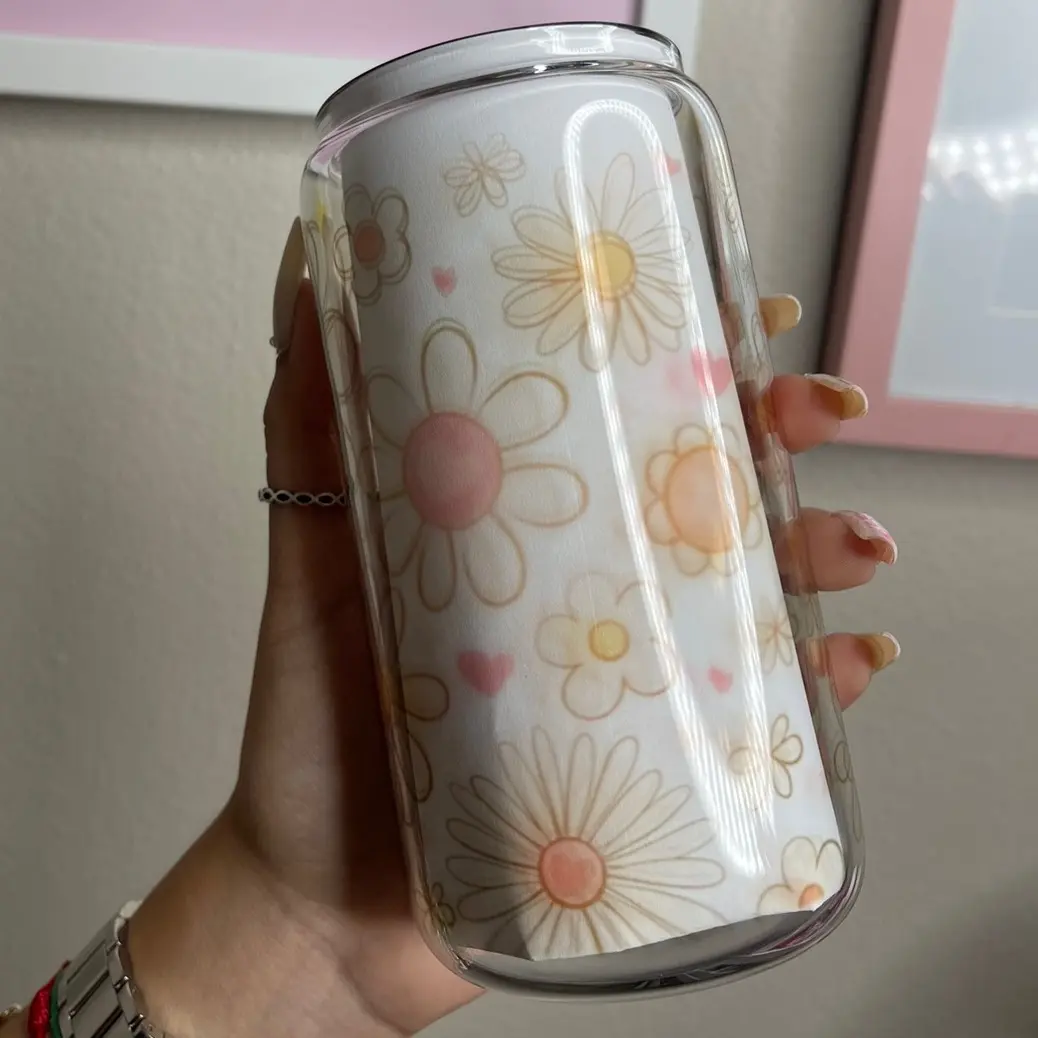 16oz Frosted Cup (Customized) + free ice cube tray