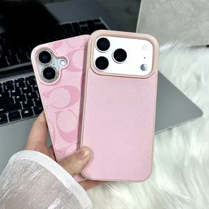 Suitable for iPhone 17，16, 15, 14, 13, 12, 11 Pro Max, high-end leather pattern phone case, iPhone 16 Plus, 15 Plus leather phone case for both boys and girls, shockproof phone case