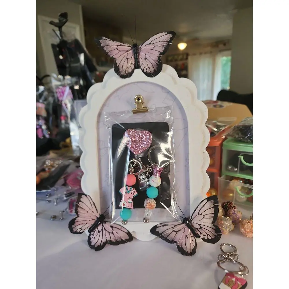 Pink Heart Badge Real with Nursing Scrub Pink and Teal - Perfect for Nurses and Medical Professionals