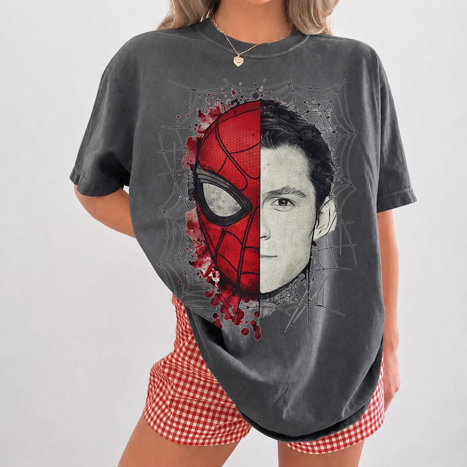Youth and Adult Retro Spider-Man Brand New Day, Tom Holland Vintage Bootleg Shirt, Retro Movie Graphic Tee Tee Shirt, y2k, streetwear, Athletic Shirt, Game Day Outfit, Y2K Rap Streetwear T-Shirt, Unisex Crew Neck, Sports Style, Casual Cotton Fit