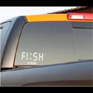 Fish O’ Clock Vinyl Sticker