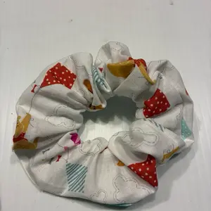 Honey Bear Friends  Hair Scrunchie