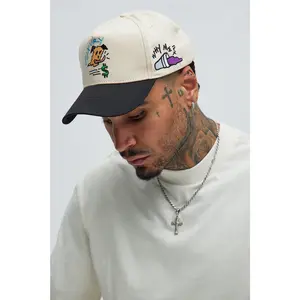 Chase The Bag Snapback Hat - Tan