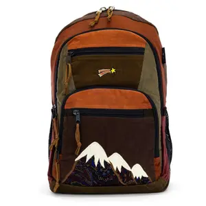 Big Mountain Corduroy Patchwork Backpack