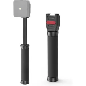 Interview Mic Handle, Stretchable Mic Handle for RODE Go, for , for Hollyland Lark 150, for Synco G1/A2 and Other Lavalier Microphones with Cold Shoe 3182