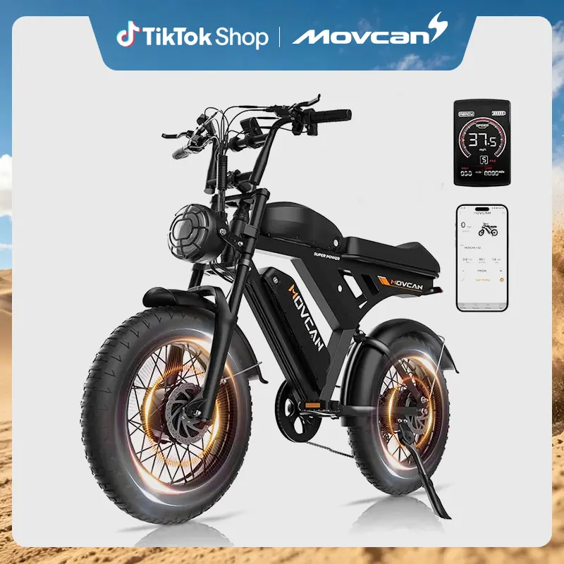 【SummerFinds】V30 Pro Max Electric Bike for Adults 3000W Dual Motor 20" Fat Tire Ebike, 38MPH 70-120 Miles,48V 40AH Dual Battery,Hydraulic Disc Brake,Electric Motorcycle Bike Full Suspension