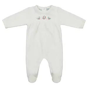 Velour Holiday Tree Romper