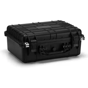 16" Waterproof Toolbox with Foam Insert, 16" x 13.2" x 7", IP67 Lockable Box, Customizable Foam, Shockproof Hard Case Container, Protective Hard Camera Case