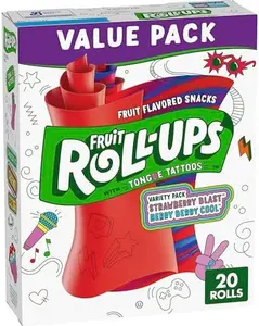 Fruit Roll-Ups Fruit Flavored Snacks, Variety Value Pack, 20 Ct, 10 oz