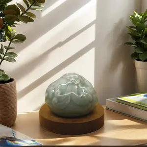 Handmade Dragon Design Ceramic Tea Pet, Creative Desktop Ornament, Decorative Ornament for Home Office Desk, Home Decor