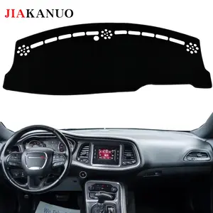 JIAKANUO Dashboard Cover Mat Fit for Dodge Challenger 2011-2023,Accessories, Dash Cover, Anti-Glare Sunshade UV Resistant Dashboard Protector Mat Pad-Black,Polyester fluff design, dedicated for special vehicles