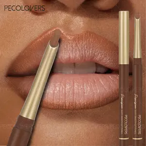 1PC Matte Lipstick Lip Liner Pen Nude Color Long-Lasting Waterproof Smooth Lip Liner Ideal Gift For Mother's Day Makeup