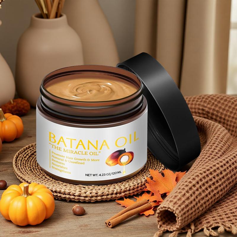 Batana Oil For Hair & Repair Natural Organic Formula Boost Thickness Nourish Dry Scalp  Hair Care Shiny Eliminates Split Ends for Men & Women