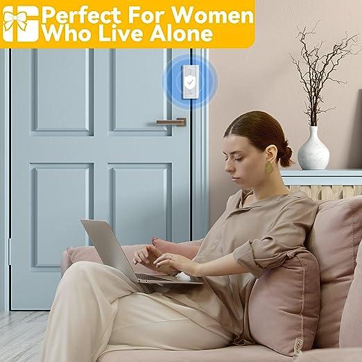 2 Pack Home Security Door Lock Withstand 800 lbs for Inward Swinging Door,Reinforcement Lock with 8 Screws to Prevent Unauthorized Entry door lock #Outdoorfun