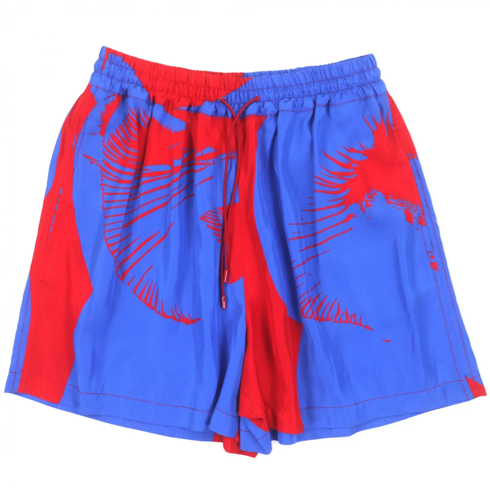Pre-owned BOTTEGA VENETA Silk Small Leather Goods Viscose Shorts