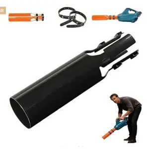 Blower Air Booster, Air Flow Booster for Blower, Universal Cordless Air Booster Attachment, Turbo Nozzle Extension Boosts Speed & Power for Yard, Lawn Cleanup, Fits 2–4 Inch