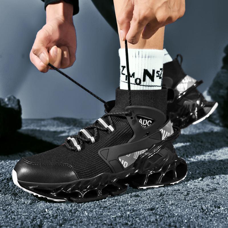 Trendy Blade Shoes for Men - Netting Breathable Upper, Rubber Anti-Slip Sole, Stylish and Cool for Indoor & Outdoor Fitness Exercises Breathable Upper, Rubber Anti-Slip Sole, Stylish and Cool for Indoor & Outdoor Fitness Exercises