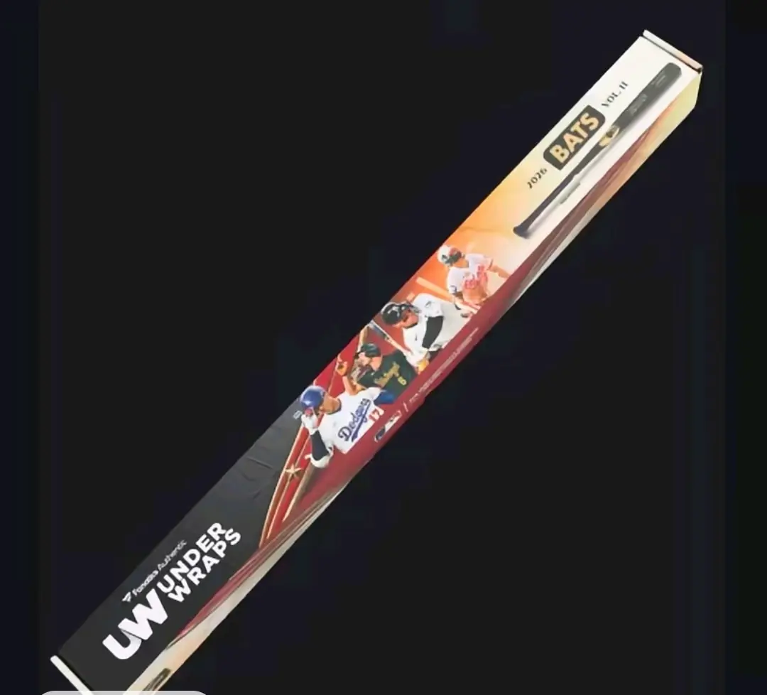 2026 Fanatics " UnderWrap" Autographed Baseball Bats TRIOS